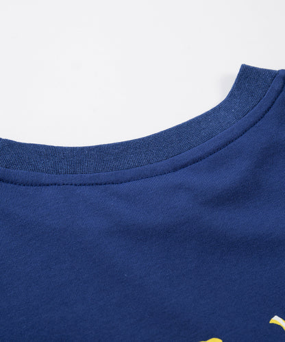 S'more  Pop Color Gear Back Print Tee ポップ配色ギアバックプリントロンTEE　