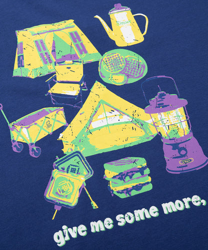 S'more  Pop Color Gear Back Print Tee ポップ配色ギアバックプリントロンTEE　