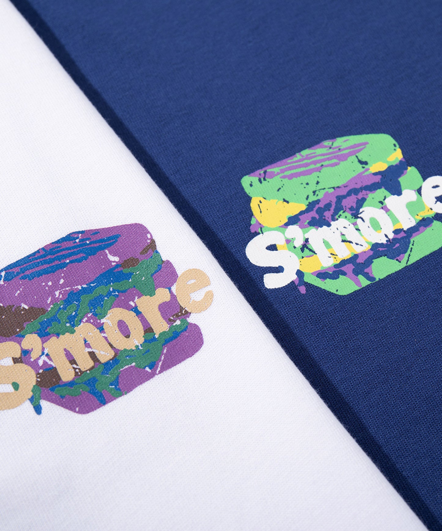 S'more  Pop Color Gear Back Print Tee ポップ配色ギアバックプリントロンTEE　