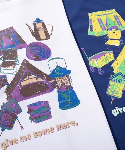 S'more  Pop Color Gear Back Print Tee ポップ配色ギアバックプリントロンTEE　