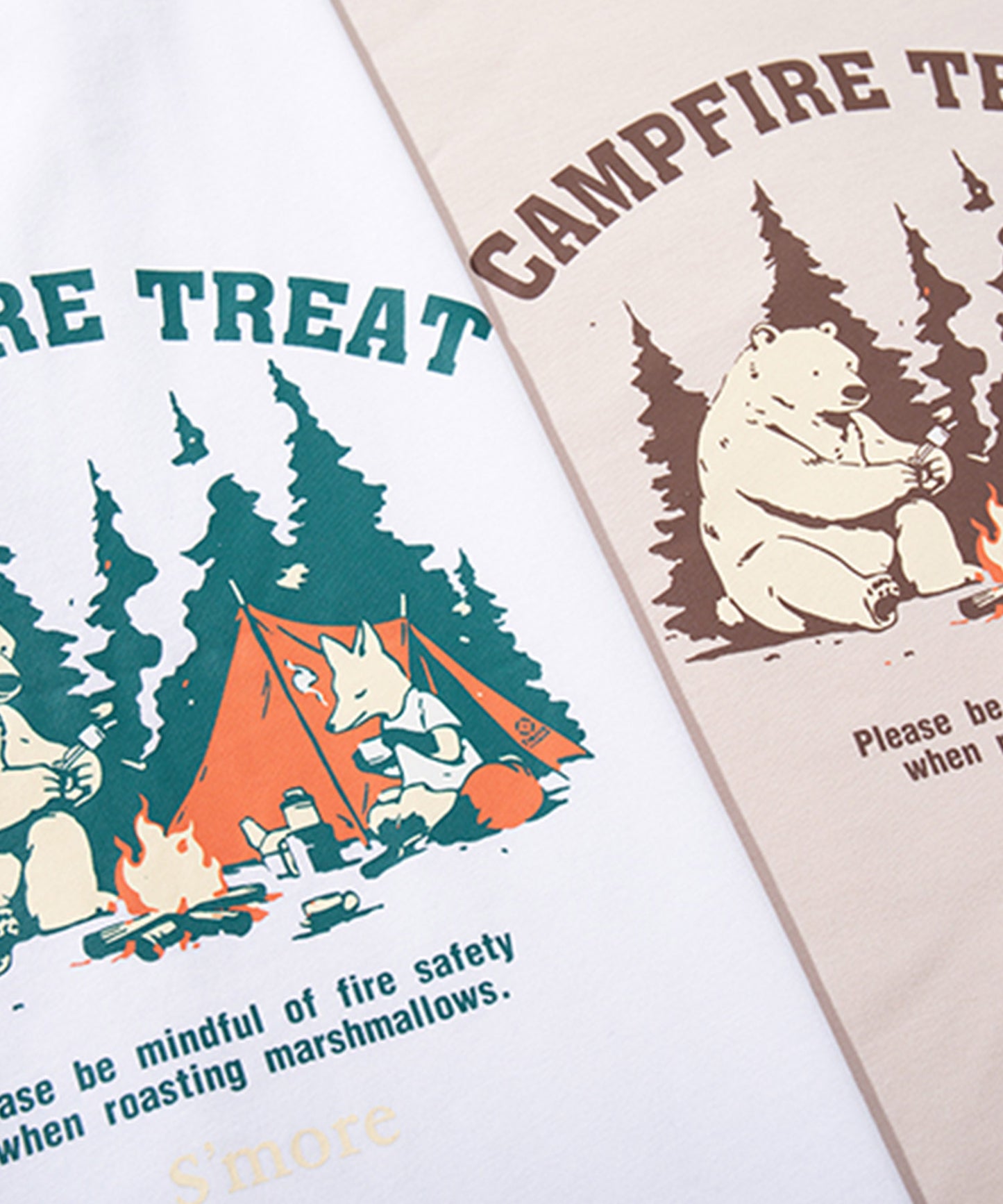 S'more　Campfire Treat Raglan L/S Tee キャンプファイヤートリートラグランロングスリーブTシャツ