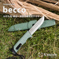 New!!【 becco 】 ベッコ ナイフ 砥石付き 火打石付き