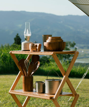 【組立式２段棚】90×24cm 無垢材　キャンプ　展示ラック　折りたたみラック　植木鉢台　【送料無料】 3×3ラック】キャスター付き収納ラック 無垢材 オイル仕上げ 自然塗料 収納間仕切り【サイズオーダー可能】 棚・シェルフ・ラック 85ファニチャー  通販 12774586｜Creema(クリーマ)