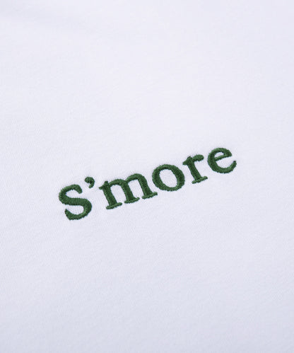 【2025/6/27 9時発売】S'more　Solo Camping Bear S/S pt.Tee ソロキャンプの熊プリント半袖Tシャツ