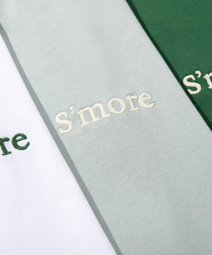 【2025/6/27 9時発売】S'more　Solo Camping Bear S/S pt.Tee ソロキャンプの熊プリント半袖Tシャツ