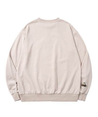 S'more  Campfire Treat Embroidery Sweat キャンプファイヤートリート刺繍スウェット