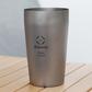 【 Titanium tumbler double ( ダブルウォール ) 】チタニウムタンブラーダブル チタンタンブラー