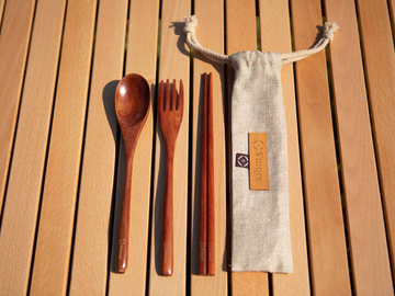 Woodi Cutlery Set 】 ウッディカトラリーセット キャンプ カトラリー