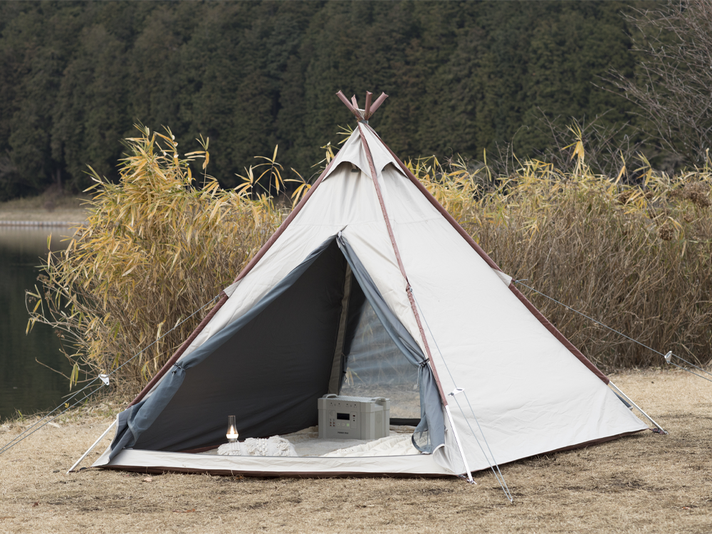 【春応援第二弾 20％OFF　開催期間:3/1～4/3】【 A-Base tent 】Aベーステント ポリエステルテント ソロテント ティピー型個性派