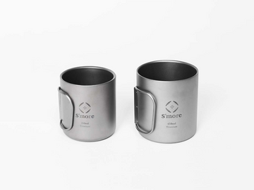 【 Titanium mag double 】 二重構造 チタンマグカップ – S'more