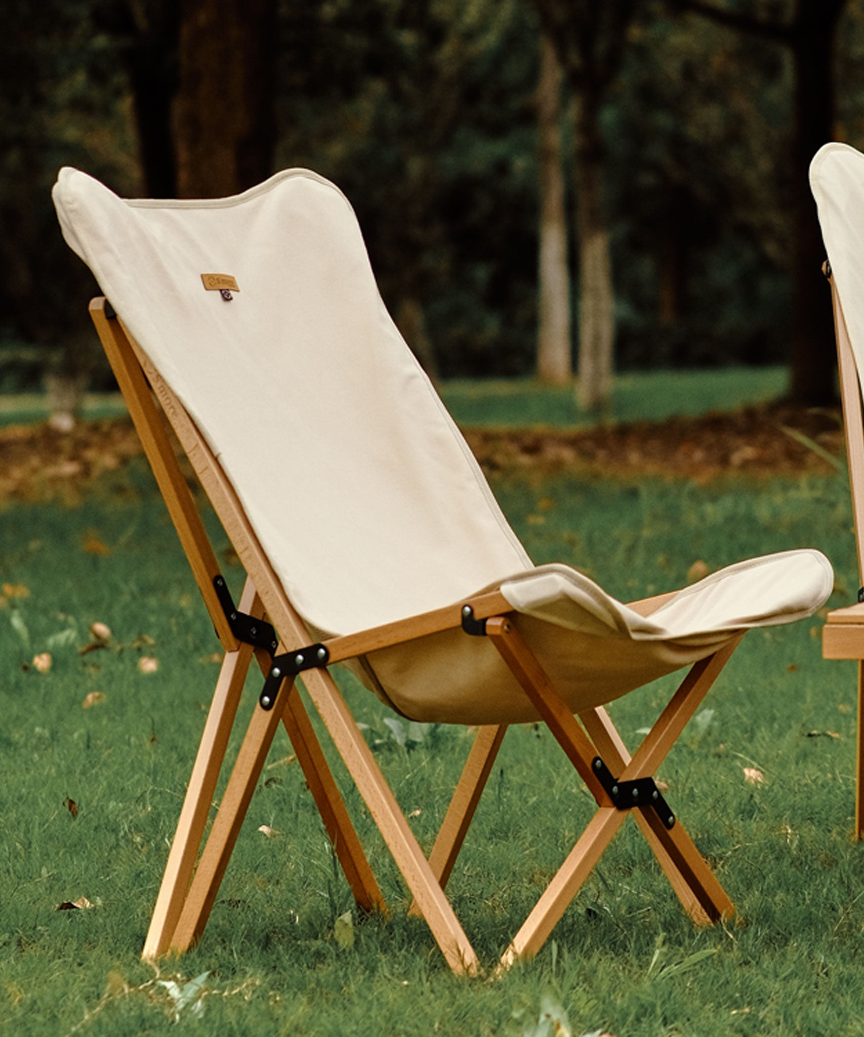 【 Woodi pack chair 】ウッディーパックチェア ブナ材 木製キャンバスチェア