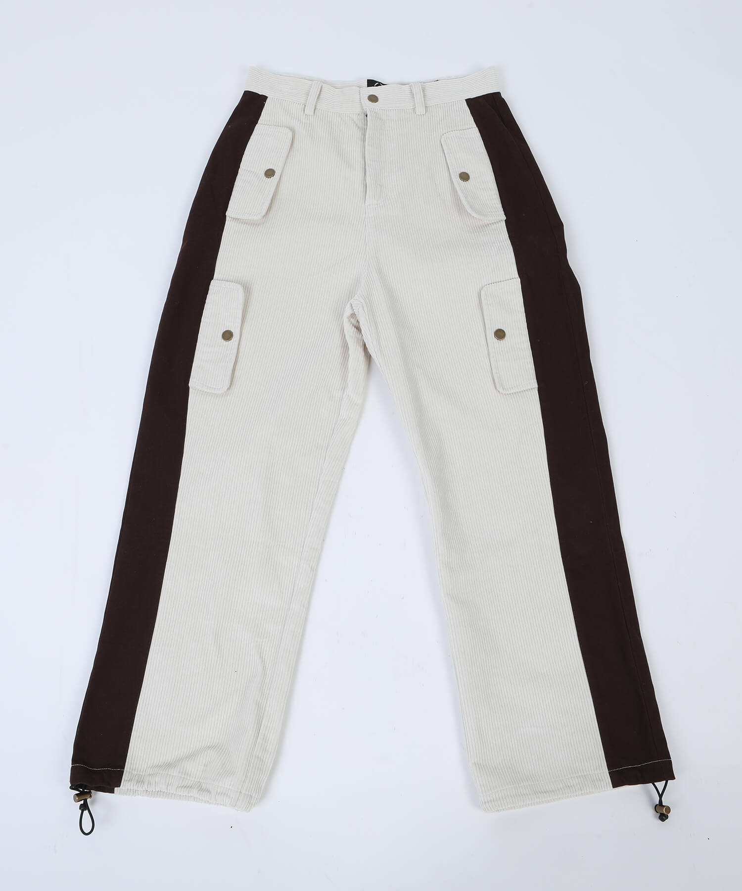 【春応援第二弾 50％OFF　開催期間:3/1～4/3】W POCKETS CORDUROY LINE PANTS