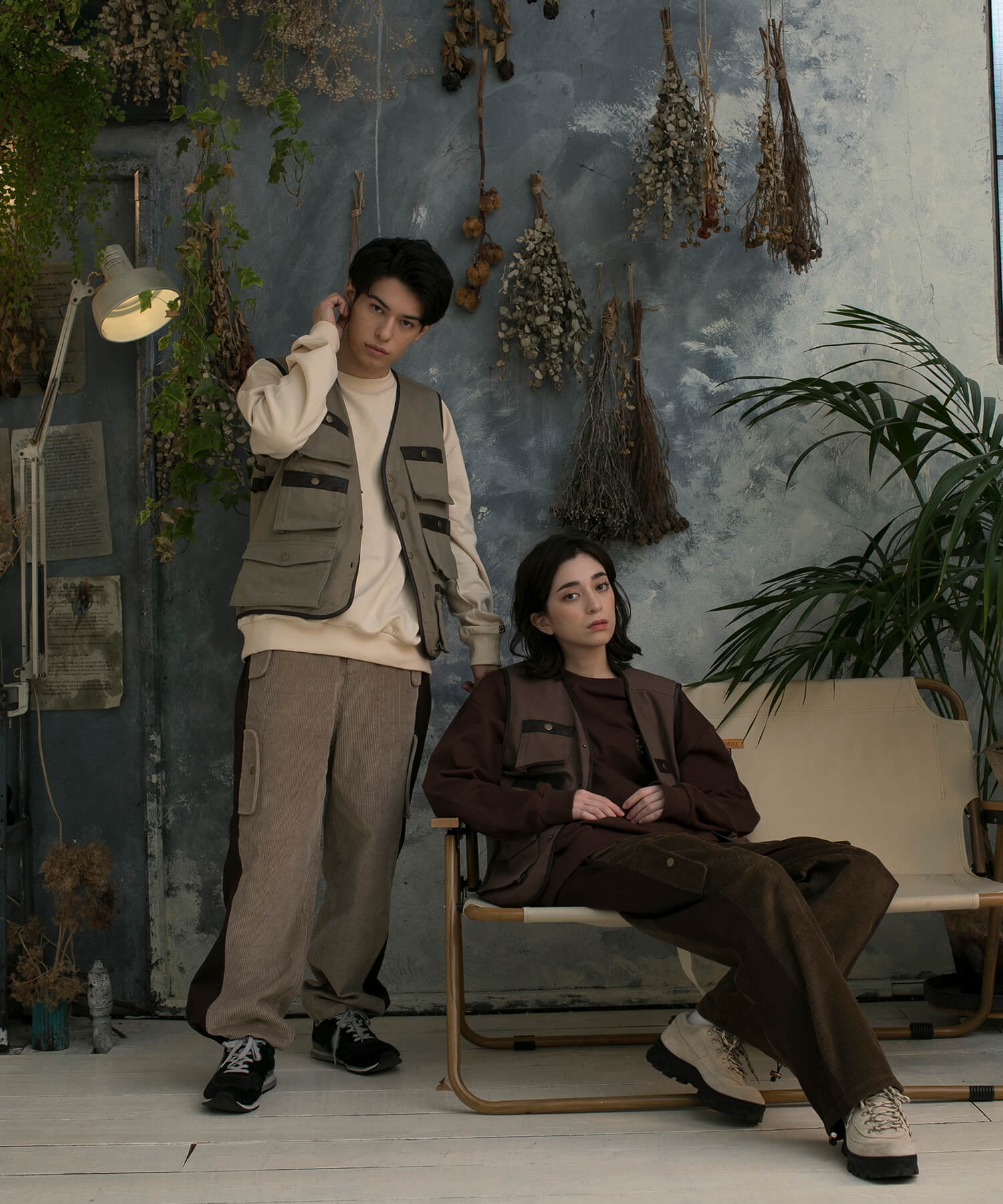 【special sale 55％OFF　開催期間:4/4to4/30】 W POCKETS CORDUROY LINE PANTS