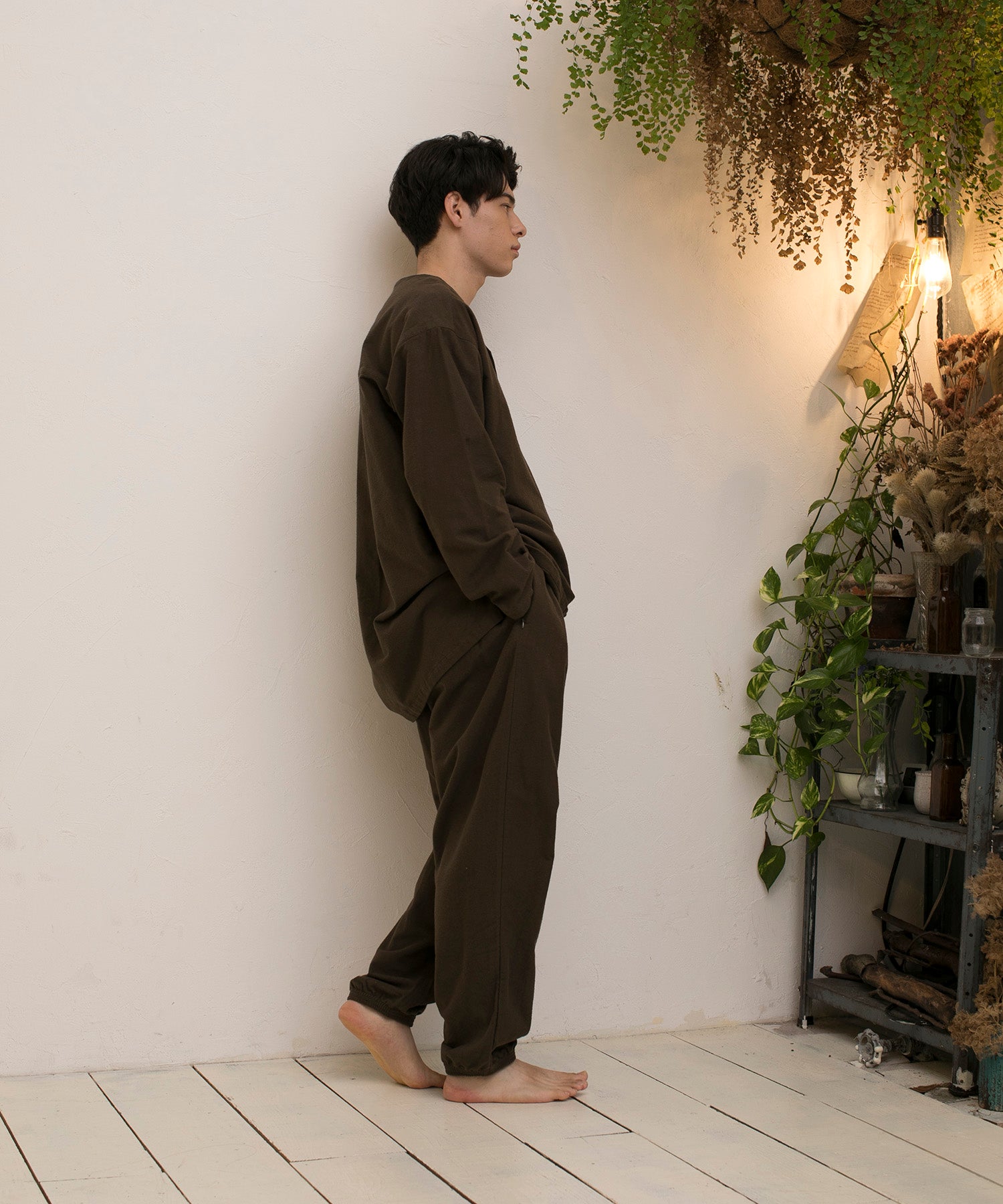 【春応援第二弾 50％OFF　開催期間:3/1～4/3】V NECK SLEEPING SHIRTS