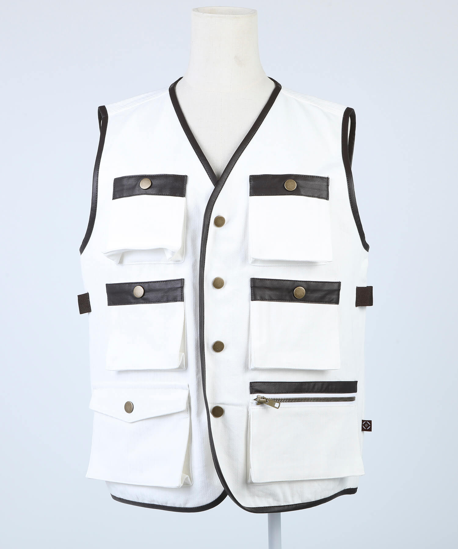 【春応援第二弾 50％OFF　開催期間:3/1～4/3】6POCKETS COTTON 100% VEST