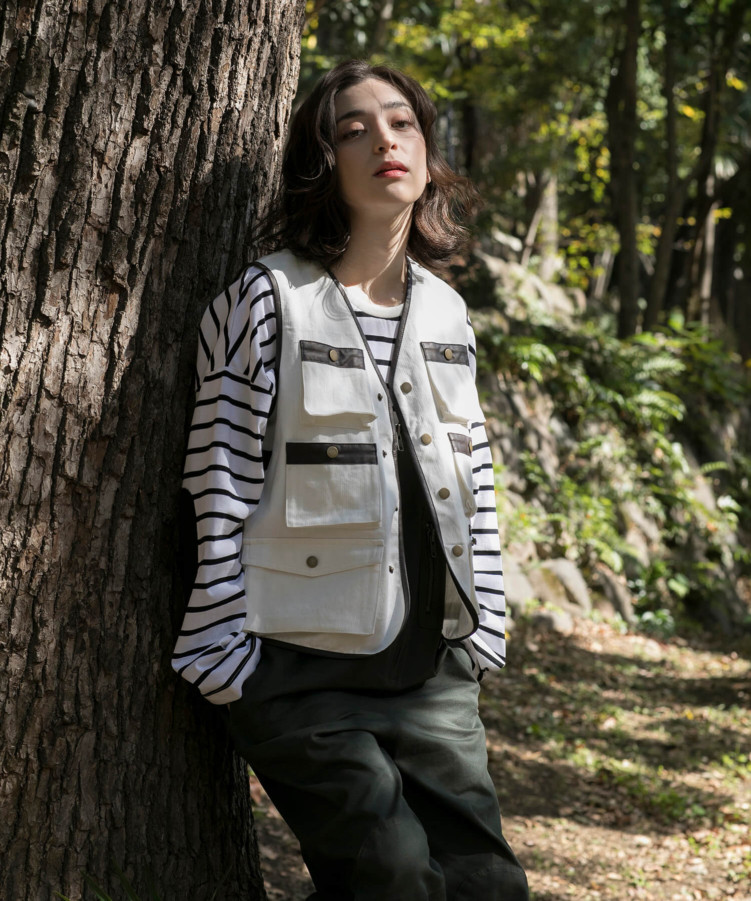 【春応援第二弾 50％OFF　開催期間:3/1～4/3】6POCKETS COTTON 100% VEST