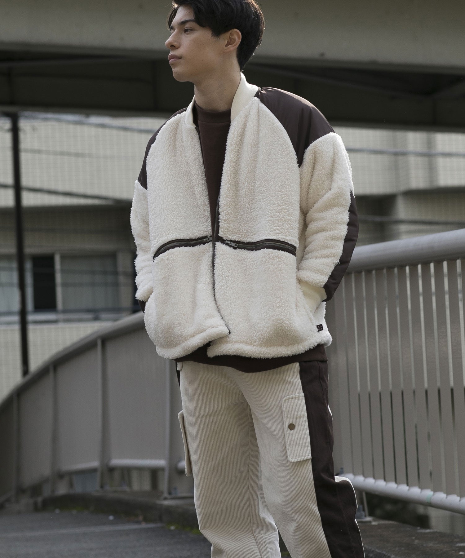 【春応援第二弾 50％OFF　開催期間:3/1～4/3】ZIPPER FLEECE JACKET