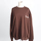 COTTON CREW NECK BIG SWEAT - S'more recipe