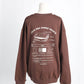 COTTON CREW NECK BIG SWEAT - S'more recipe