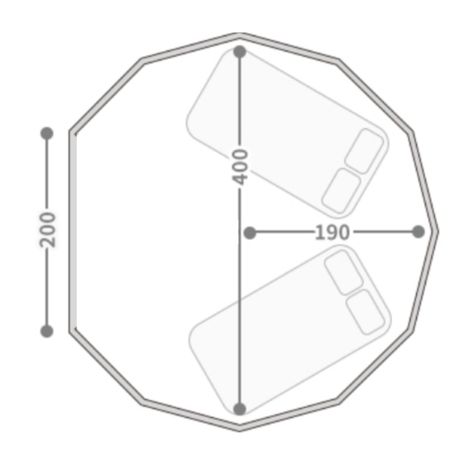 Ground sheet 400】 Bello400&Tippo400専用 グランドシート – S'more