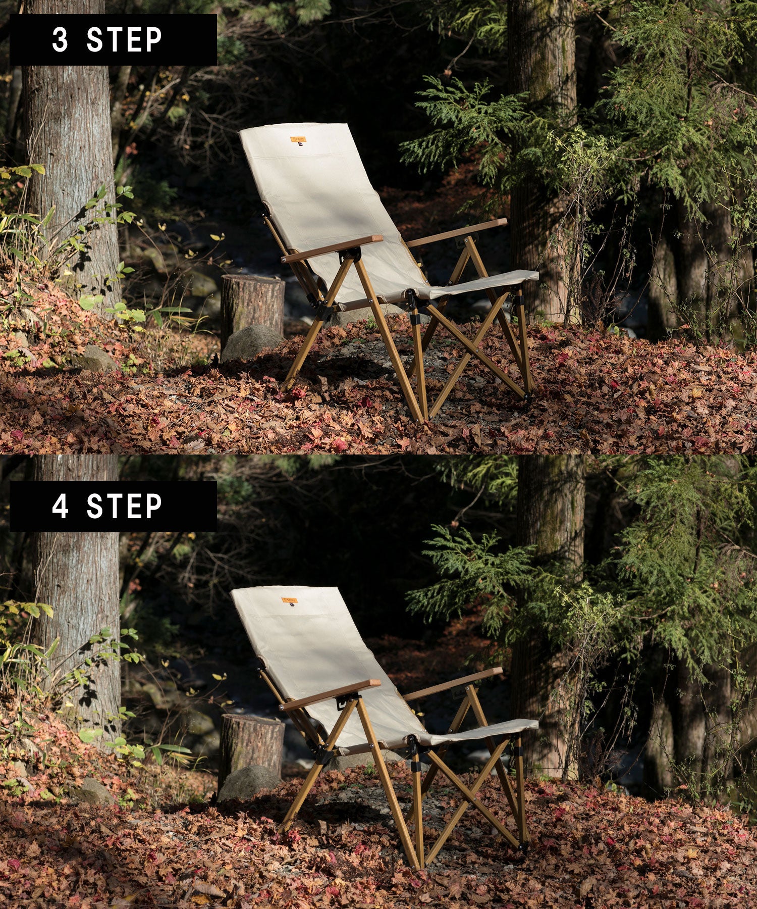 High back reclining chair 】 ハイバックリクライニングチェア 4段