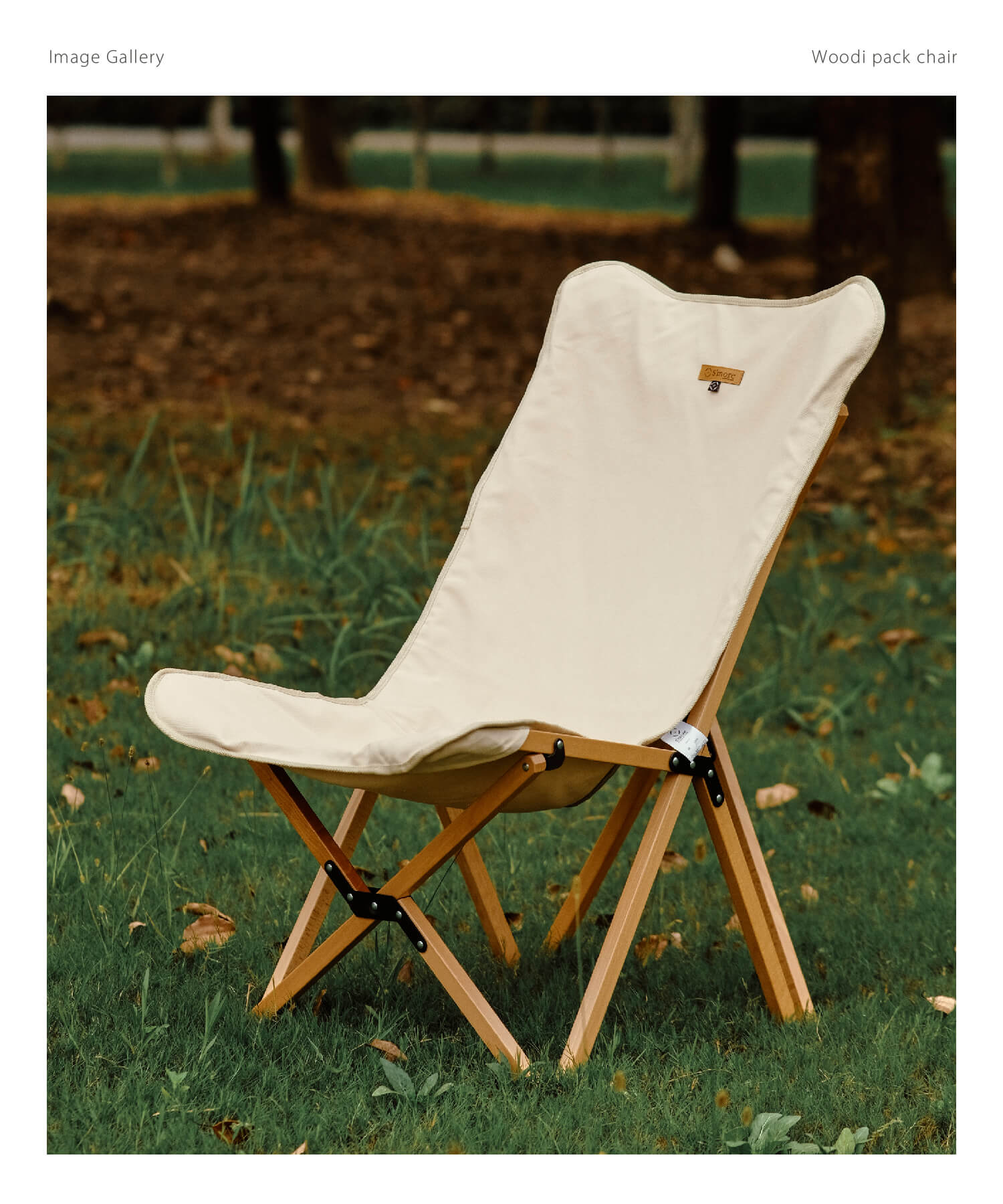 Woodi pack chair 】ウッディーパックチェア ブナ材 木製キャンバス